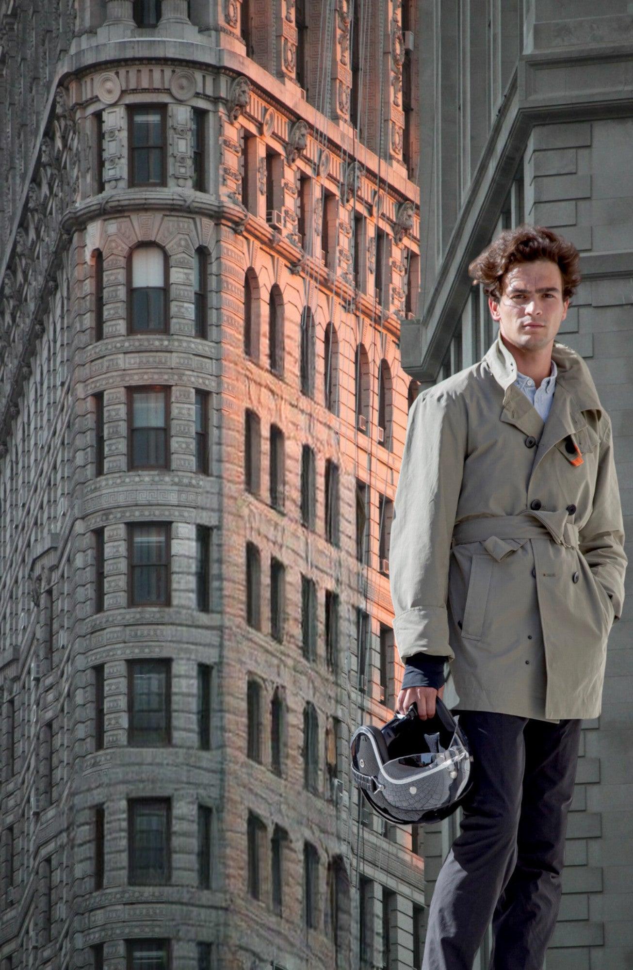 The Mermoz urban waterproof elegant khaki green men&