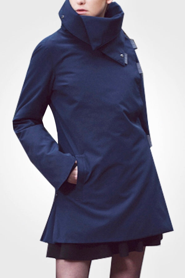 Twiggy navy blue / anthracite waterproof winter coat