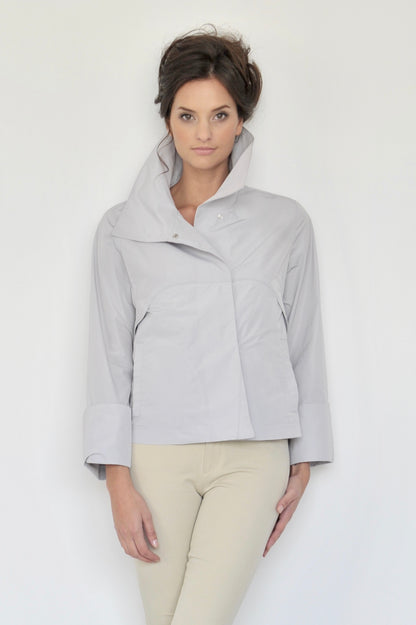 Audrey waterproof icy grey jacket