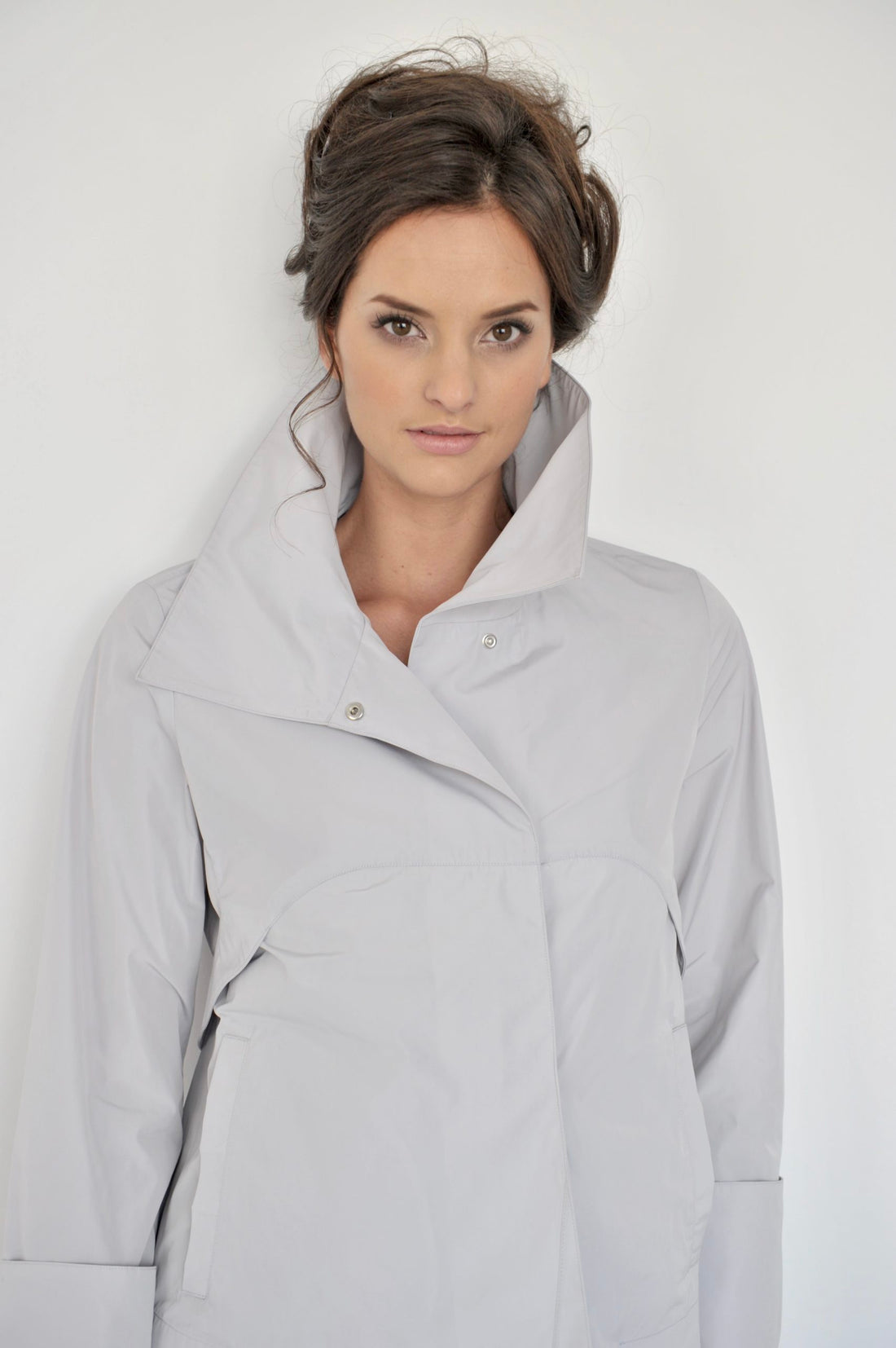 Audrey waterproof icy grey jacket