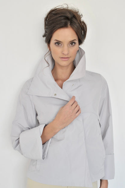 Audrey waterproof icy grey jacket