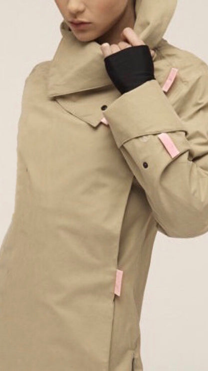 Twiggy beige / pink waterproof winter coat