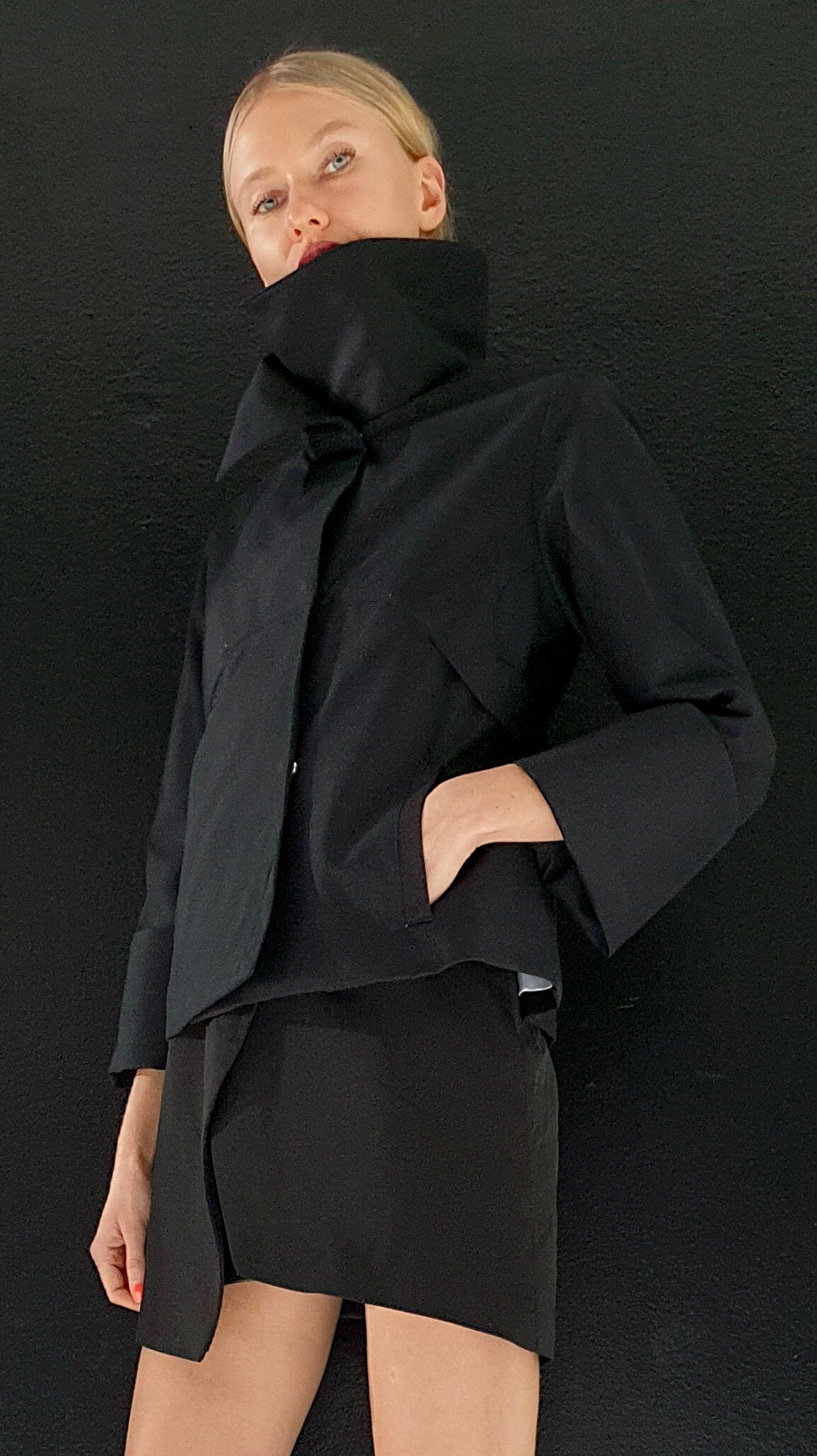 Audrey waterproof black women jacket