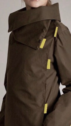 Twiggy khaki / light green waterproof winter coat