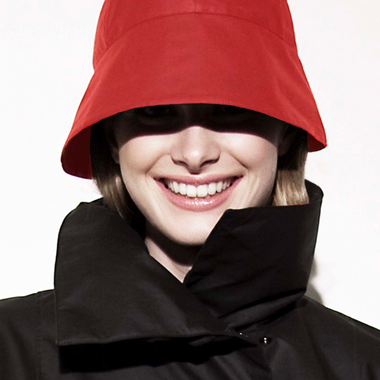 METROPOLITAN REVERSIBLE RAIN HAT Red/Red