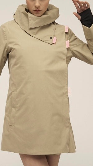 Twiggy beige / pink waterproof winter coat